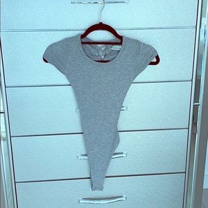 Abercrombie and Fitch gray bodysuit